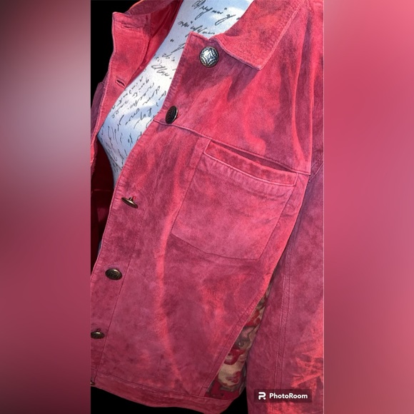 Vintage Suede Chicos Button up Jacket - Picture 3 of 7